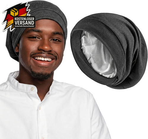 Satin schlafhaube herren - satin,