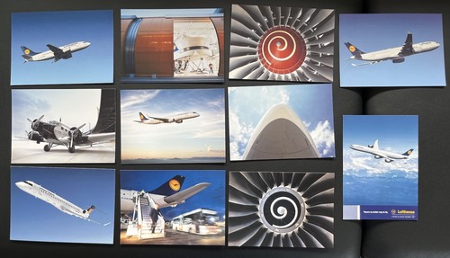 Original lufthansa postkarten - original,