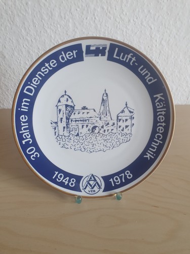 Ddr gedenkteller jahre - gedenkteller, veb