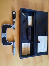 Bügelmeßgerät Zeiss 50-100mm mit Feinanzeiger, Kalibrierstab, sehr hochwertig