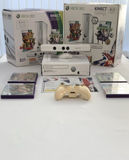 Xbox 360 Slim Weiß Special Edition Celebration Pack Konsole und Spiele OVP 