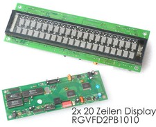 RGVFD2PB1010 KUNDENDISPLAY VFD DISPLAY ANZEIGE 2 ZEILEN JE 20 ZEICHEN TOP DIS-12