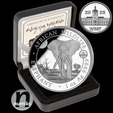 ELEFANT 2025 WMF Berlin Privy - Somalia - 1 Oz Silber Prooflike World Money Fair