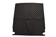 Black Eco Leather Boot Mat for