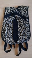 Rucksack Backpack Tasche Leo Leopard Schwarz Print