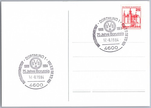 Sonderstempel dortmund 1984 - dortmund, 75