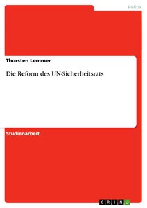 Die reform des - reform,