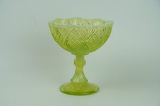 ** Uranglas Fußschale **