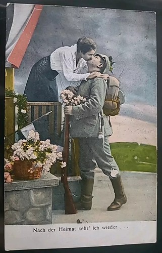 Karte patriotika postkarte - ak,