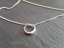 Taufring mit Zirkonia & Kette