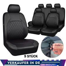Auto-Sitzbezüge Universal Set Schonbezüge Schwarz Sitzauflagen Schwarz Sitzbezug