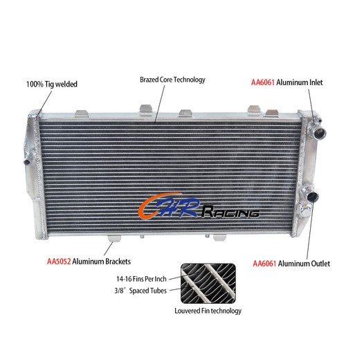 Row aluminum radiator for - 3,