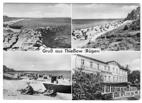 Thiessow auf rügen - auf, vier