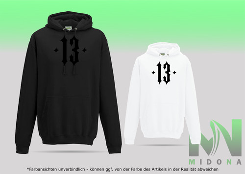 Fun hoodie thirteen - fun,