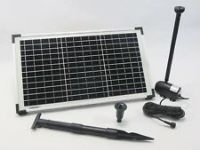 20 W SOLARTEICHPUMPE SOLAR TEICHPUMPE SOLARPUMPE TAUCHPUMPE GARTENTEICH PUMPE  