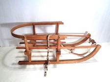 DDR-Puppenschlitten, alter Holzschlitten, Vintage