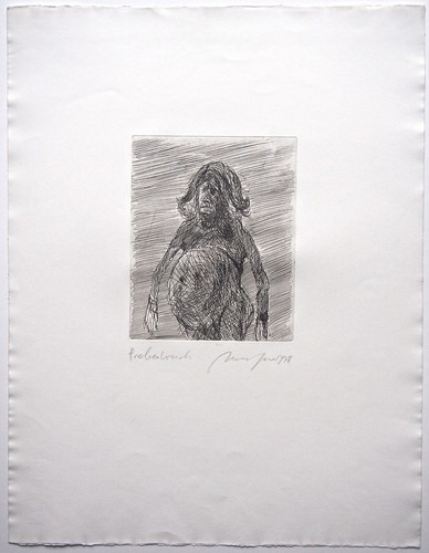 Alfred hrdlicka mit perücke - alfred, hrdlicka,