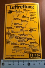 Adac luftrettung aufkleber - luftrettung,