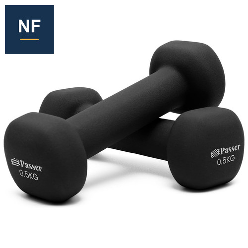 Neopren hanteln set - neopren,