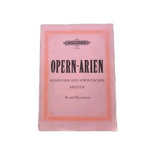 Noten. Opern-Arien russischer und sowjetischer Meister. Alt Mezzosopran. 