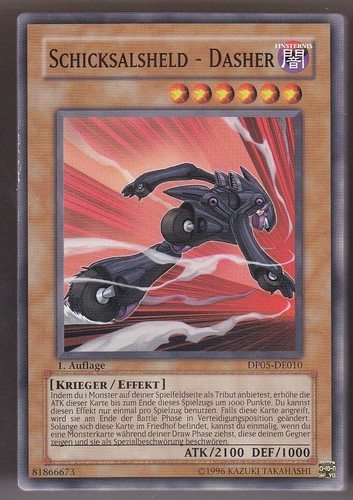 Schicksalsheld dasher - yu-gi-oh,