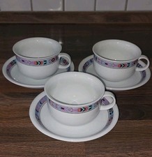 3 Thomas Trend Indiana Tee Kaffee Tasse Unter Teller unbenutzt H 5,8 cm D 9,5 cm