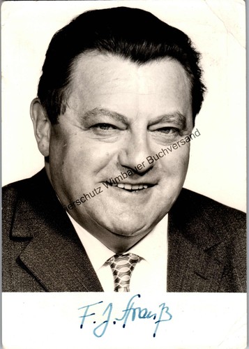 Original autogramm franz - original, franz-josef