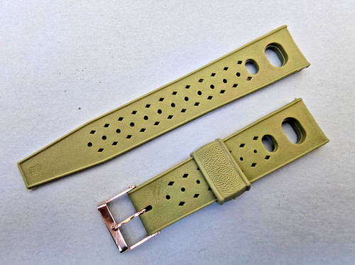 Ruhla 19mm uhrenarmband grün - 19mm,