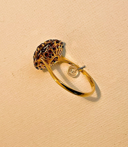 Ring gold 585 granat - ring,