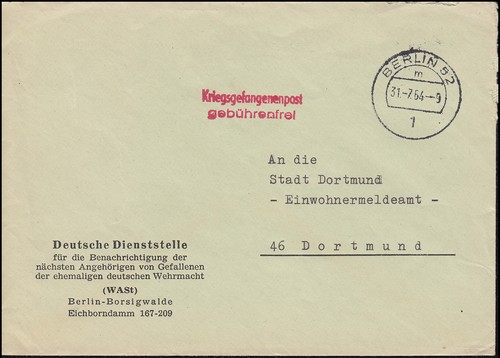Kriegsgefangenenpost deutsche - kriegsgefangenenpost,