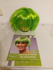 Grüne Damen Bob Perücke