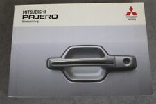 Mitsubishi Pajero "V60" Bedienungsanleitung "2002" Betriebsanleitung  Handbuch