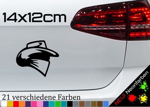 Cowboy aufkleber bandit wild - aufkleber,