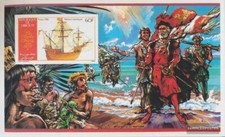 Dschibuti Block124B (kompl.Ausg.) postfrisch 1986 Historische Schiffe von Kolumb