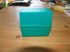 Eickel Karteikasten A7 quer für ca 300 Karten - grün