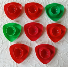 Eierbecher 8 Stk grün rot
