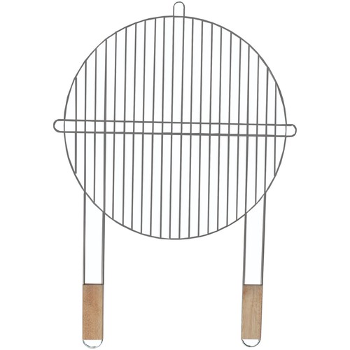 Grillrost holzgriff rost rund - grillrost,