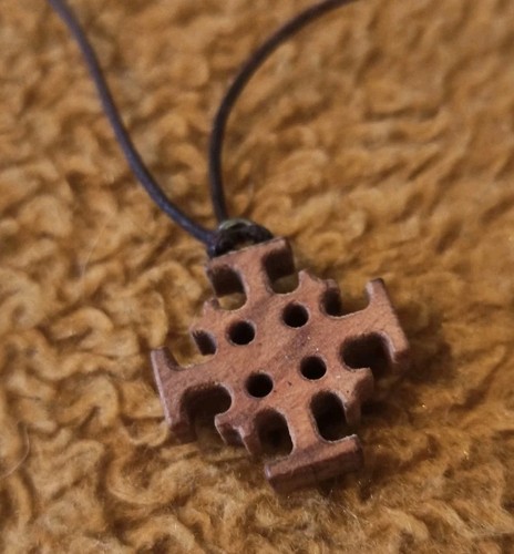 Jerusalemkreuz anhänger kette - jerusalemkreuz,