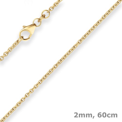 2mm rund ankerkette goldkette - rund-ankerkette,
