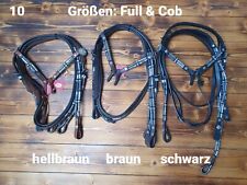 Show-Westerntrense mit Zügeln und Silberbeschlägen