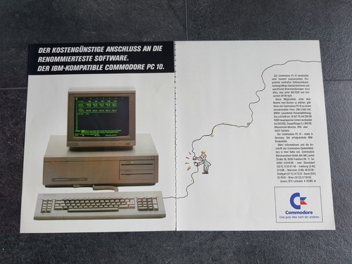 Commodore werbung aus - commodore, 10