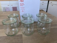 6 x WECK 762 Tulpenform Weck