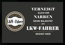 Fußmatte Schmutzfangmatte rutschfest Majestät LKW Fahrer F066