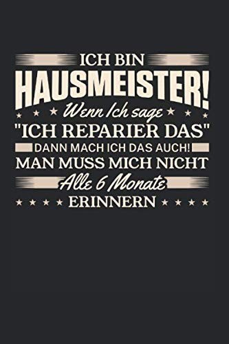 Hausmeister notizbuch - hausmeister, a5