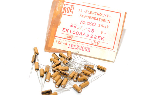 Vintage elektrolyt kondensator - vintage,