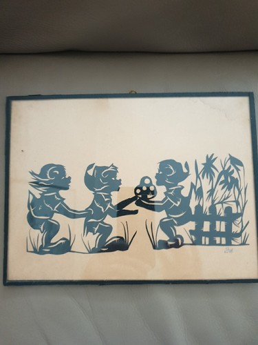 Original scherenschnitt - scherenschnitt, /