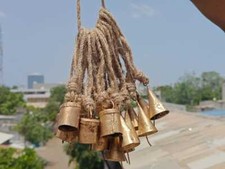 Rustic Christmas Cow Bells Set