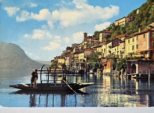 Lago lugano gandria - lugano, 1970s