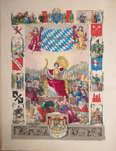 Das königreich bayern - königreich, in