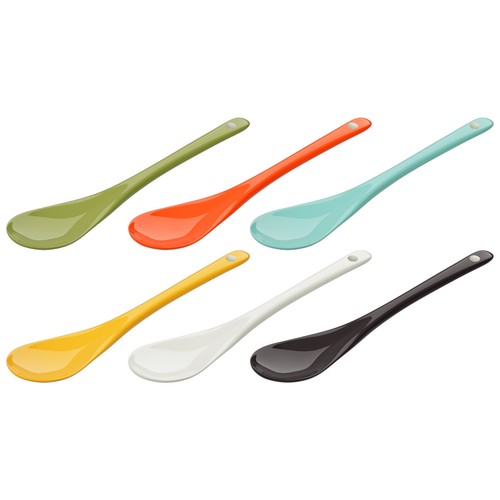 Eierlöffel set bunte - eierlöffel,